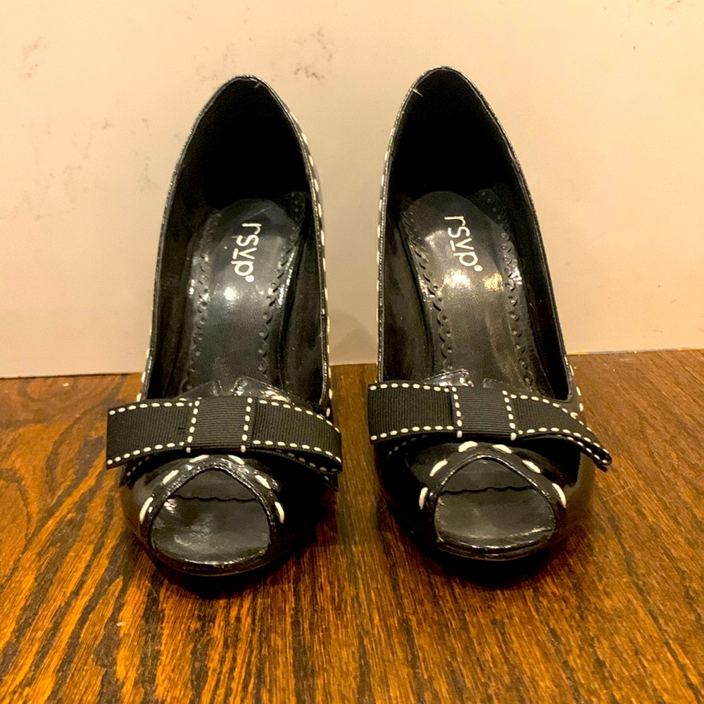 RSVP open-toed heels
